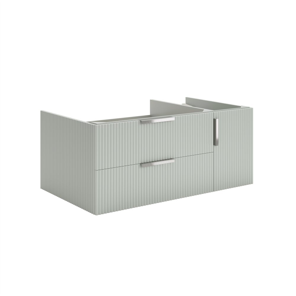 Eden Fluted Floating Bathroom Vanity